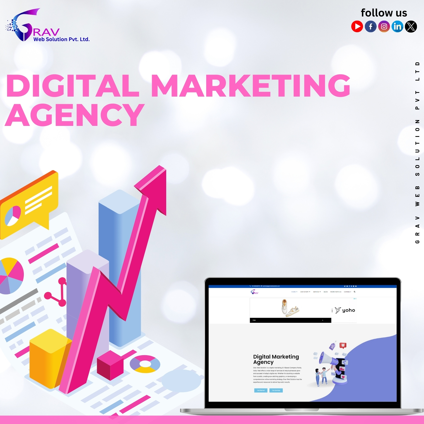Read more about the article Unveiling Excellence: Grav Web Solutions – Best Digital Marketing Agency in Noida